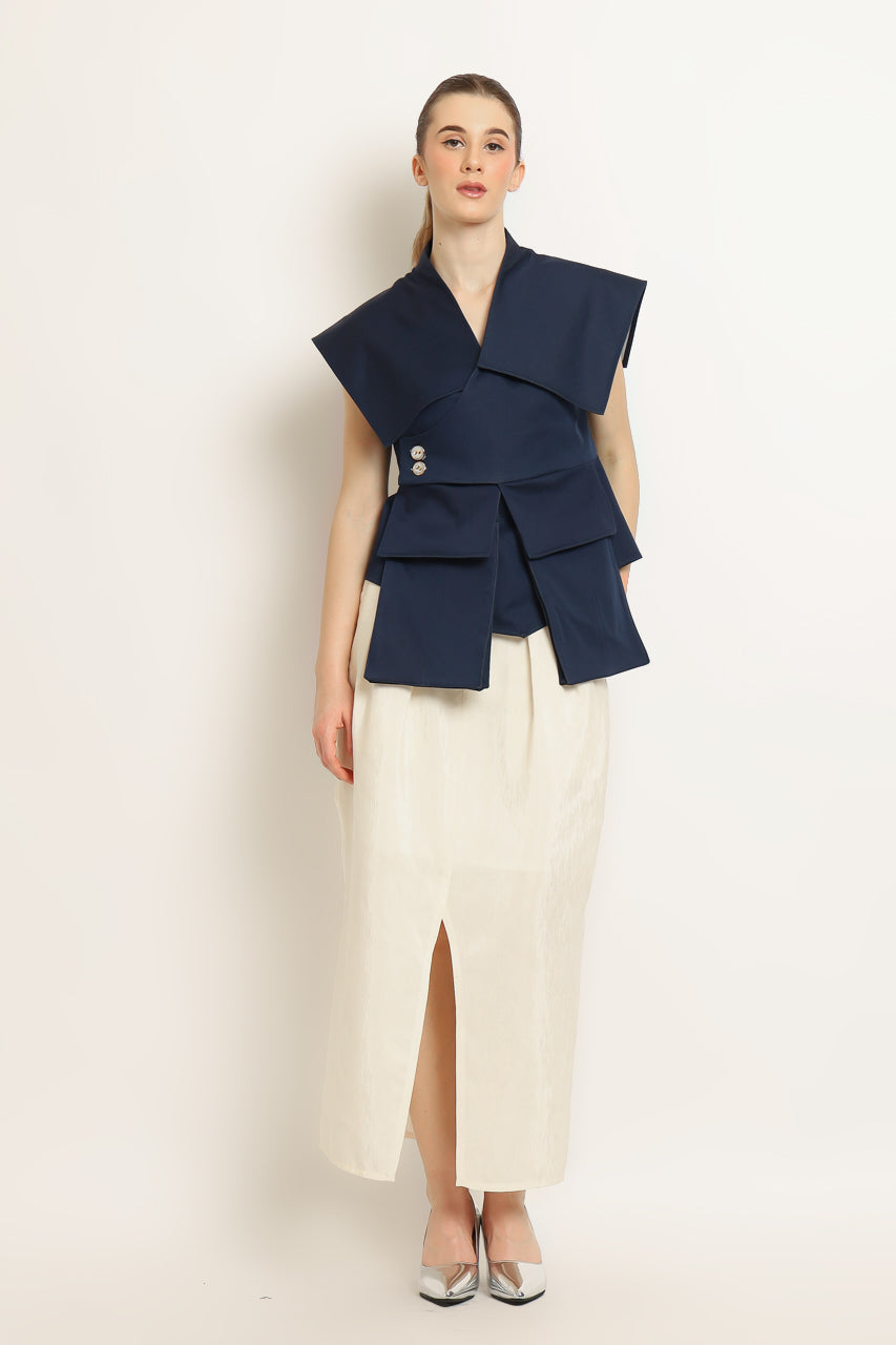 Bloom et Champs Selah Top in Denim