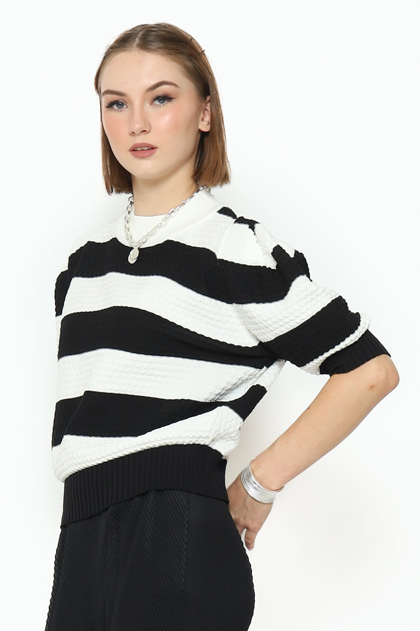 Bloom et Cotton Zebra Knit