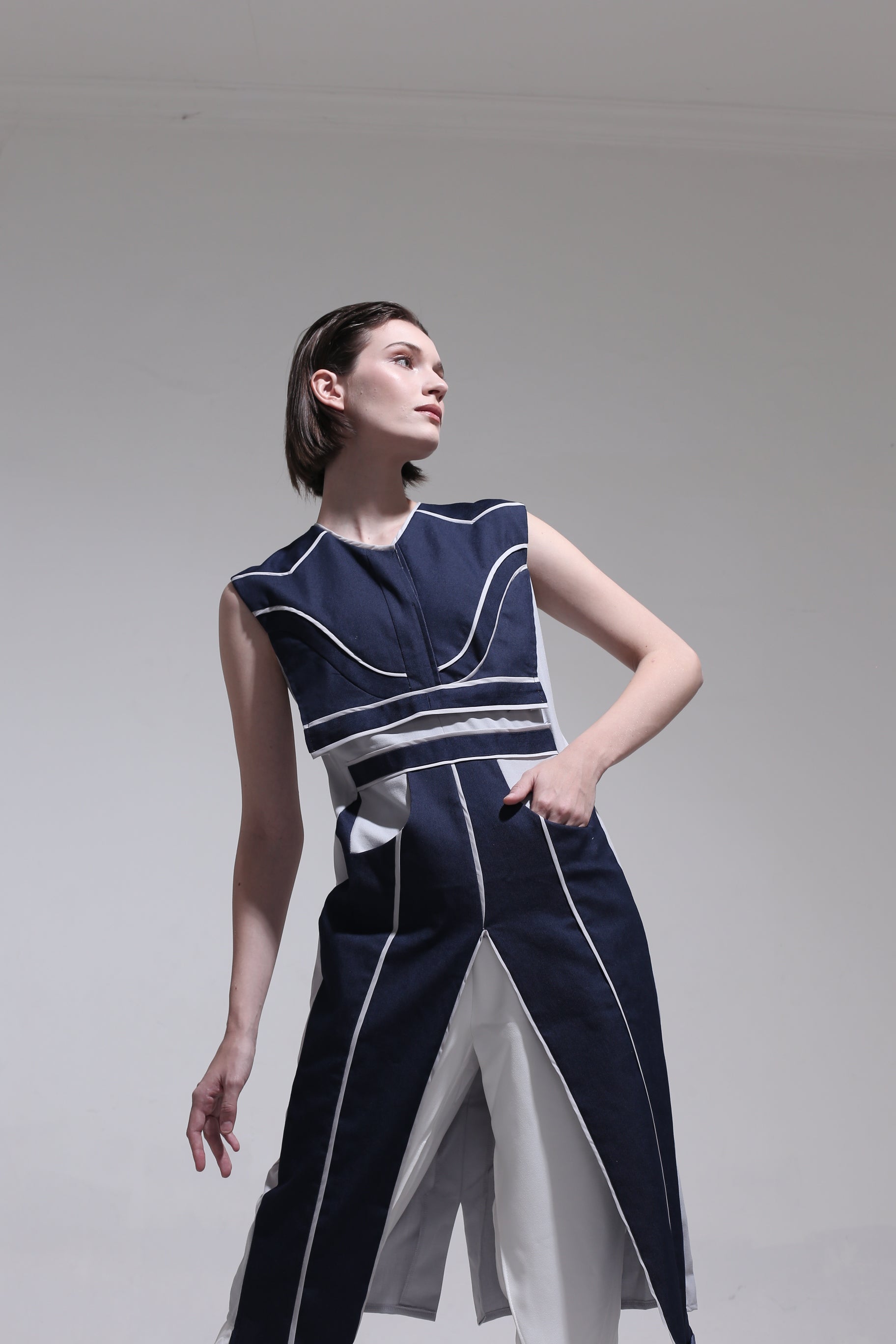 Bloom et Champs Geometric Long Top