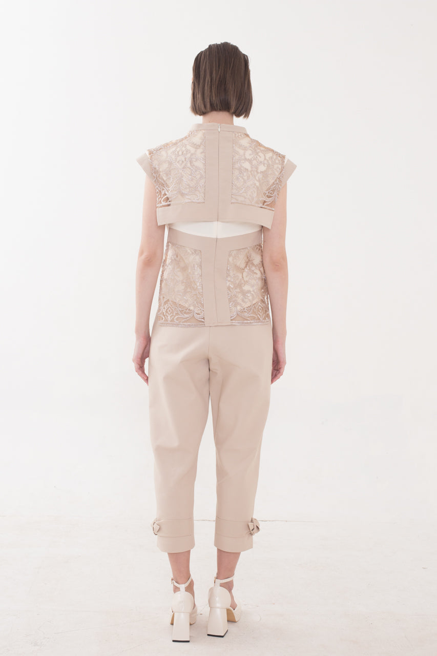 Bloom et Champs Layered Lace Top