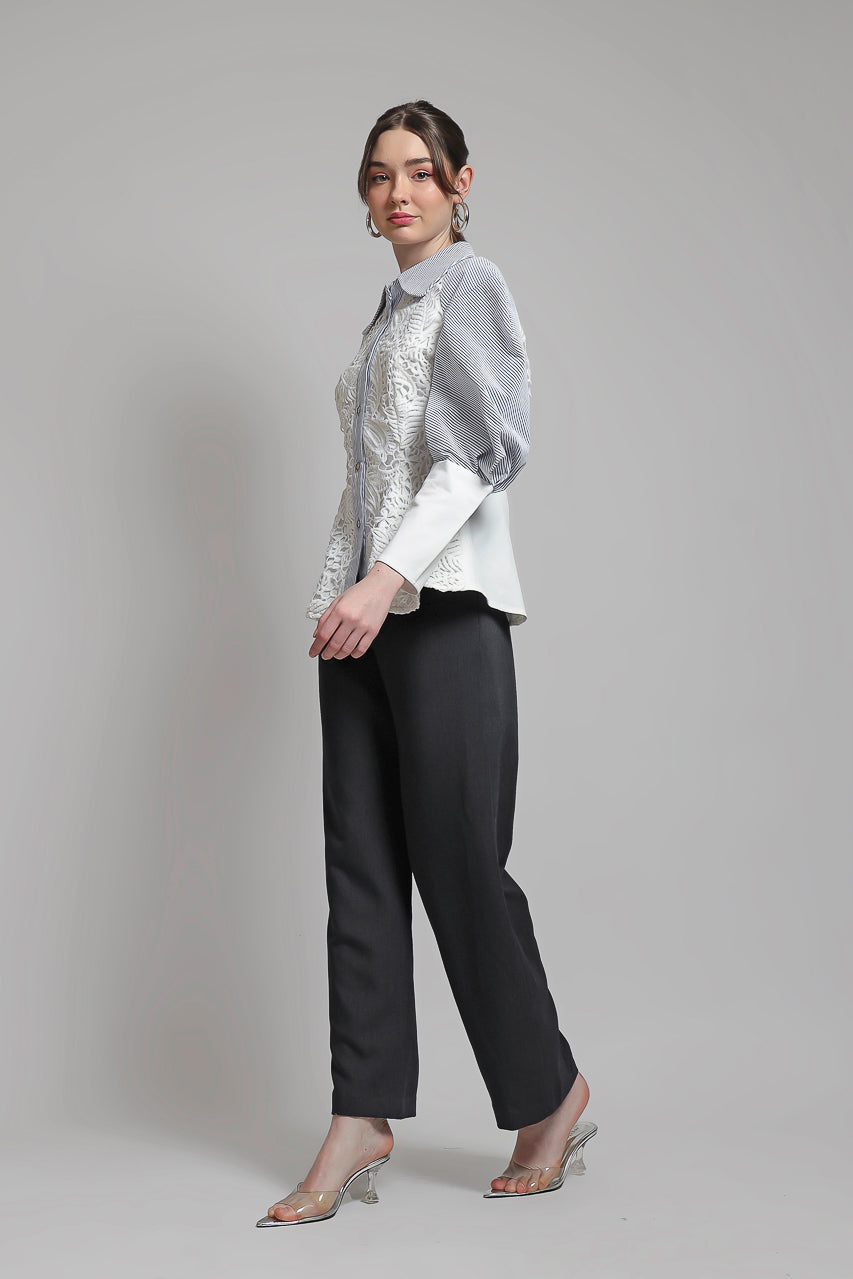 Bloom et Champs Kemeja Marcel Renda/ DT Pants Grey