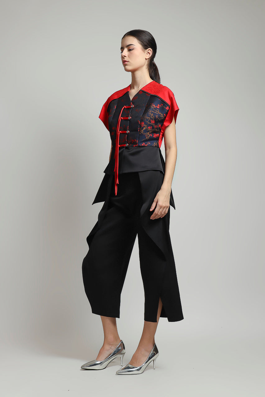 Bloom et Champs Tassel Top Jacquard