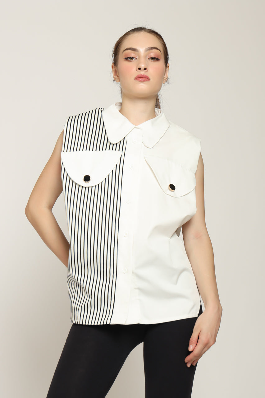 Bloom et Cotton Half Shirt