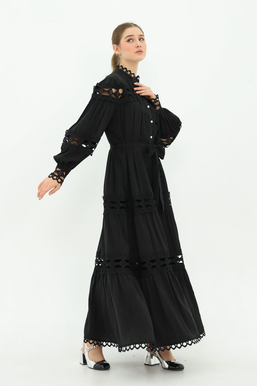 Bloom Lace Long Dress