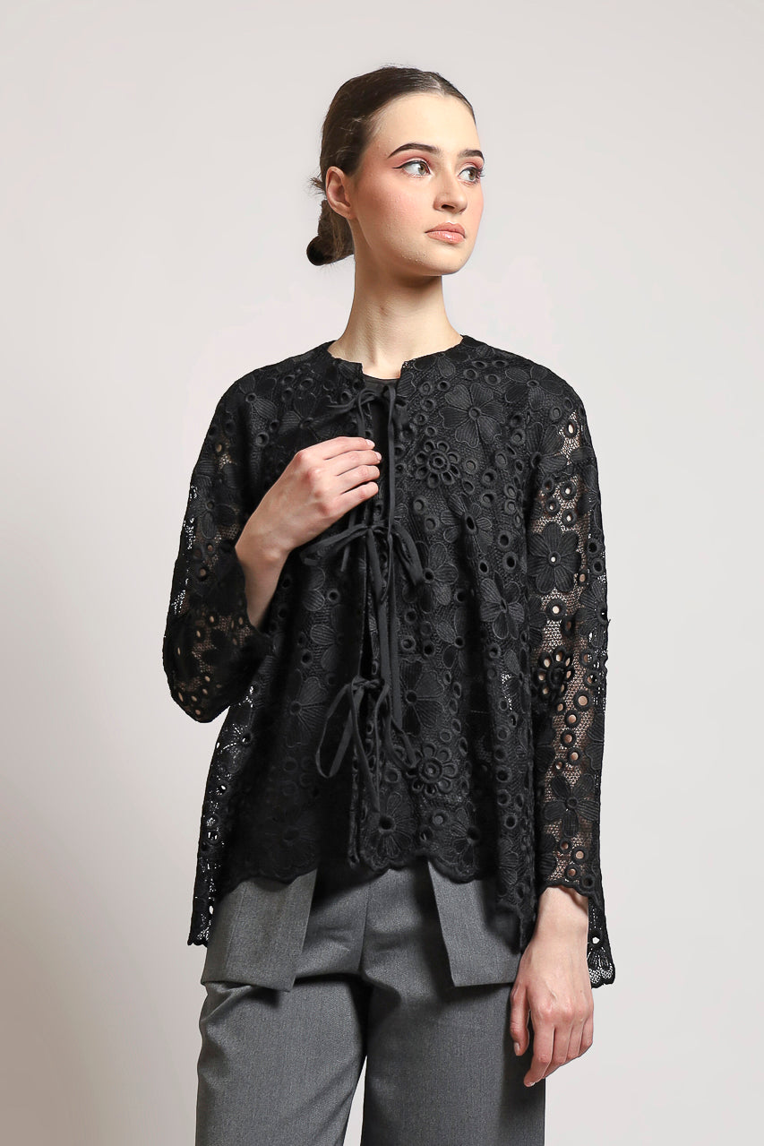 Bloom et Champs Kimono Tali Pita Hitam