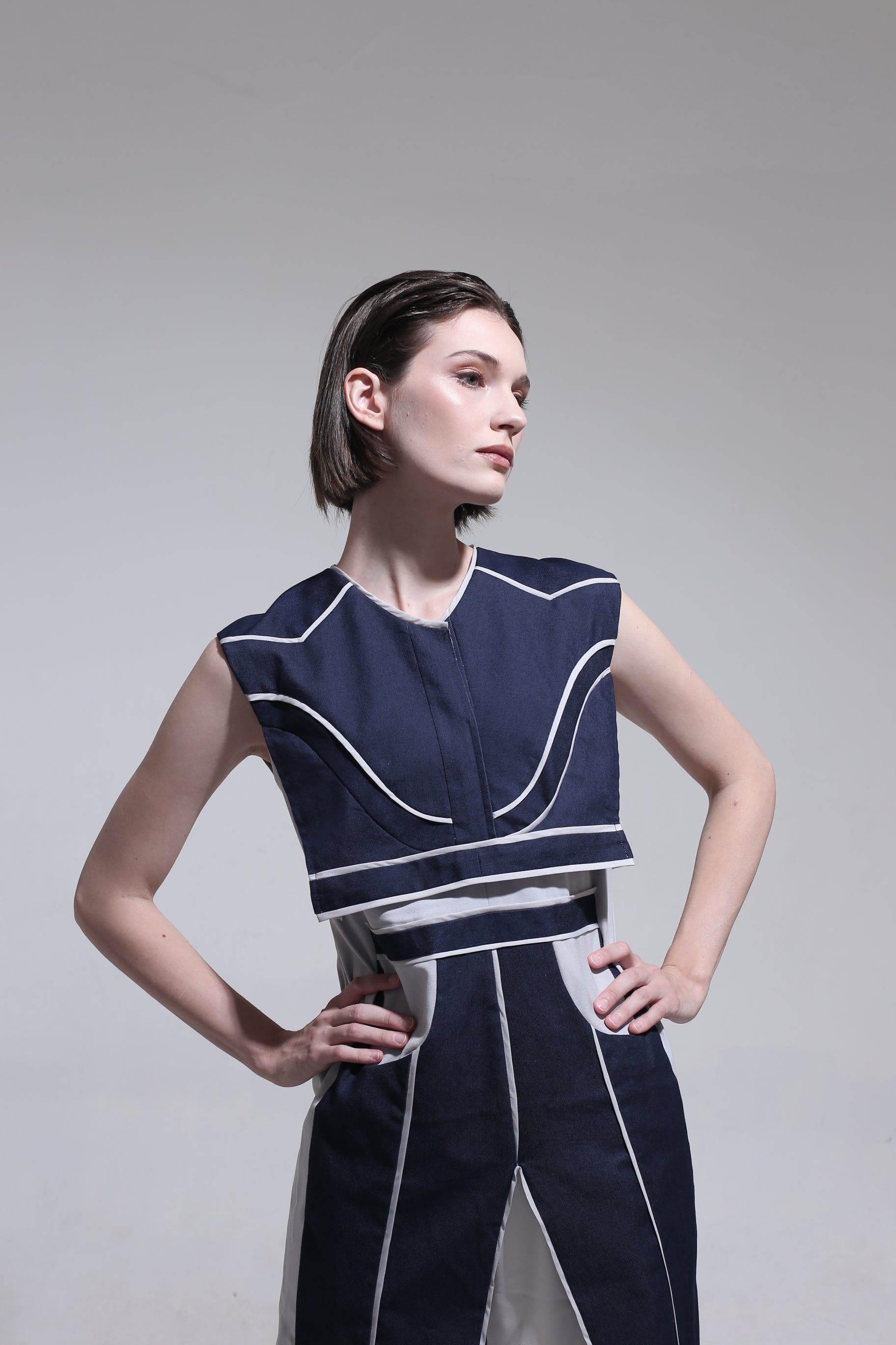 Bloom et Champs Geometric Long Top