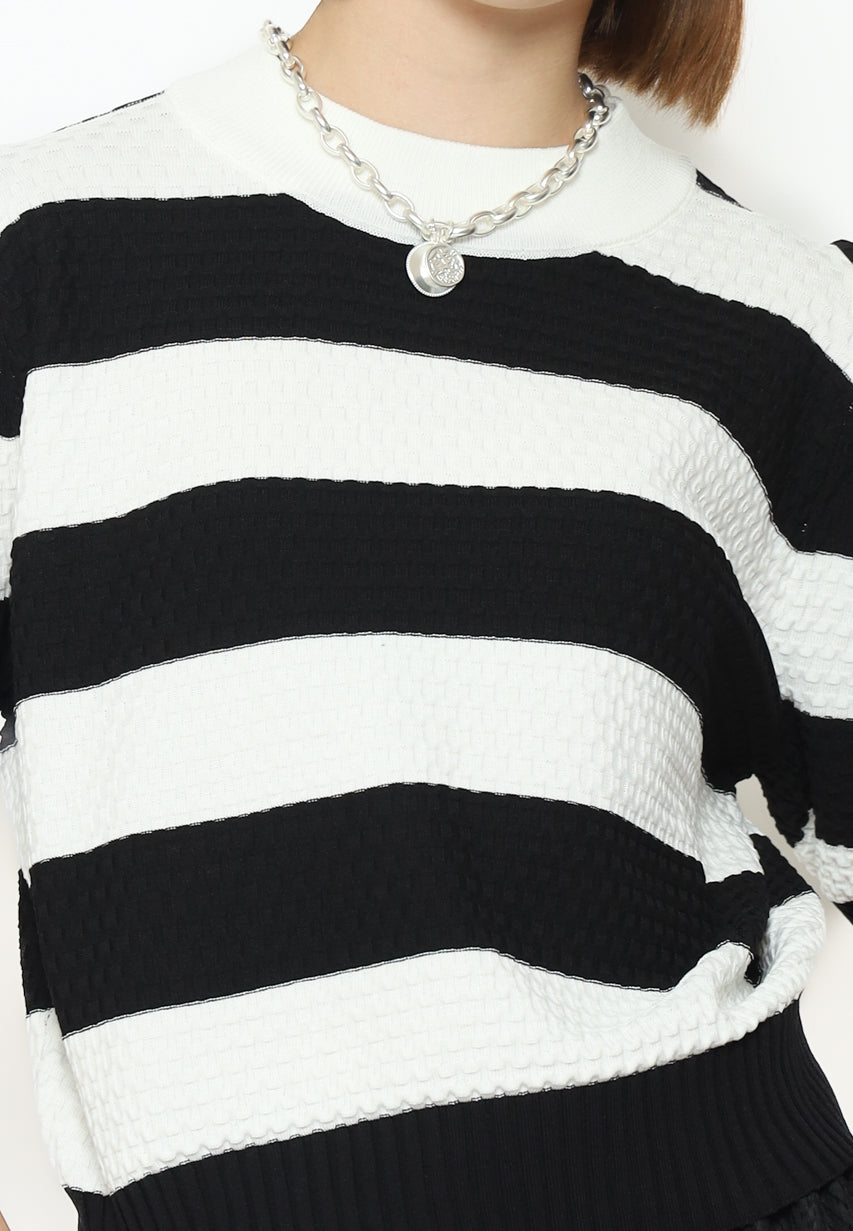 Bloom et Cotton Zebra Knit