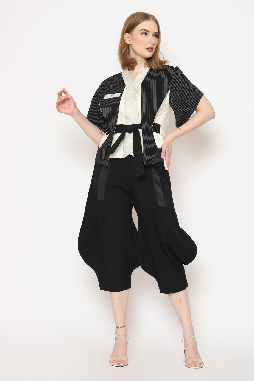 Bloom et Champs Kimono Monochrome