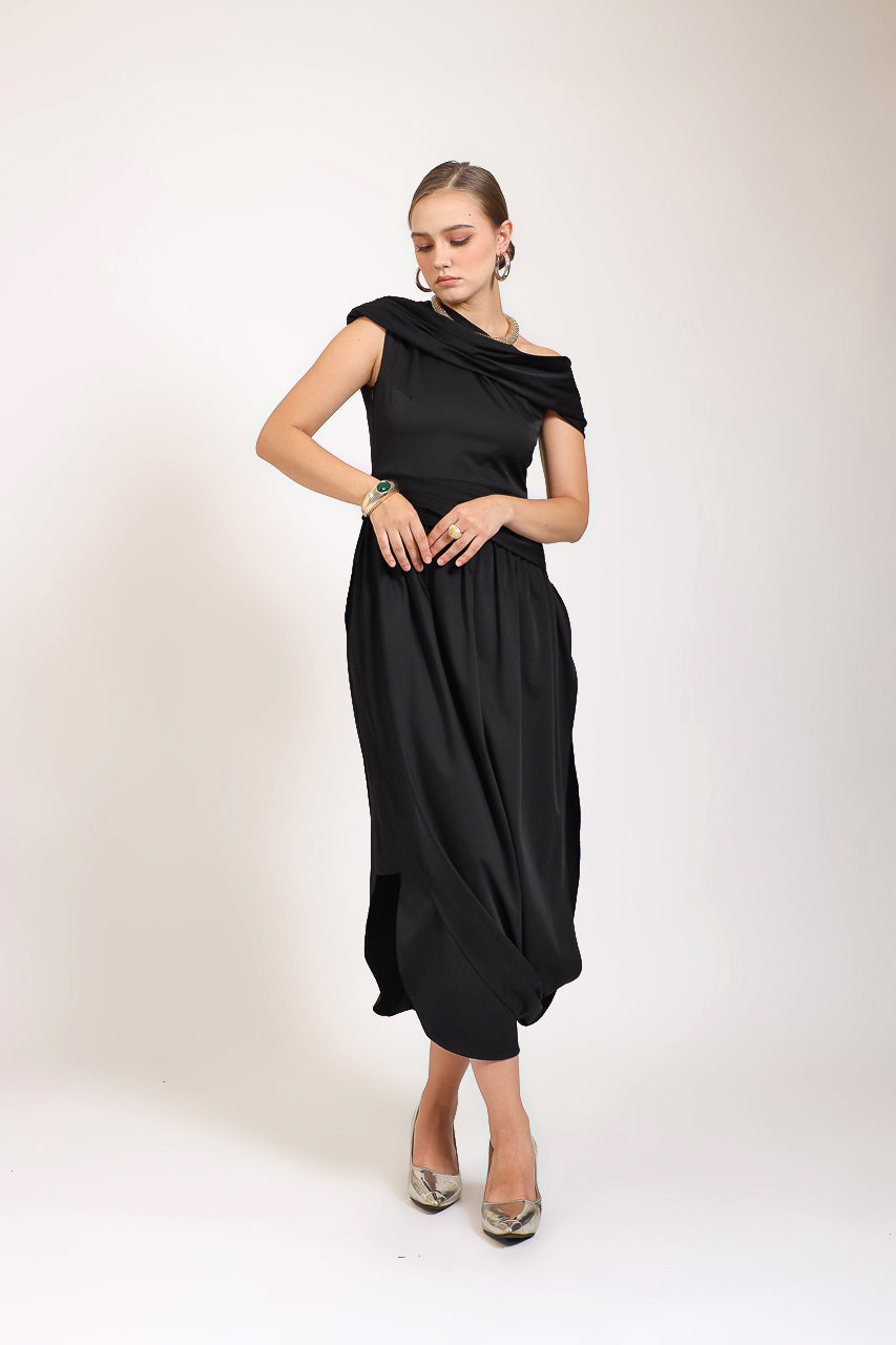 Bloom et Champs Sabrina Saten Dress