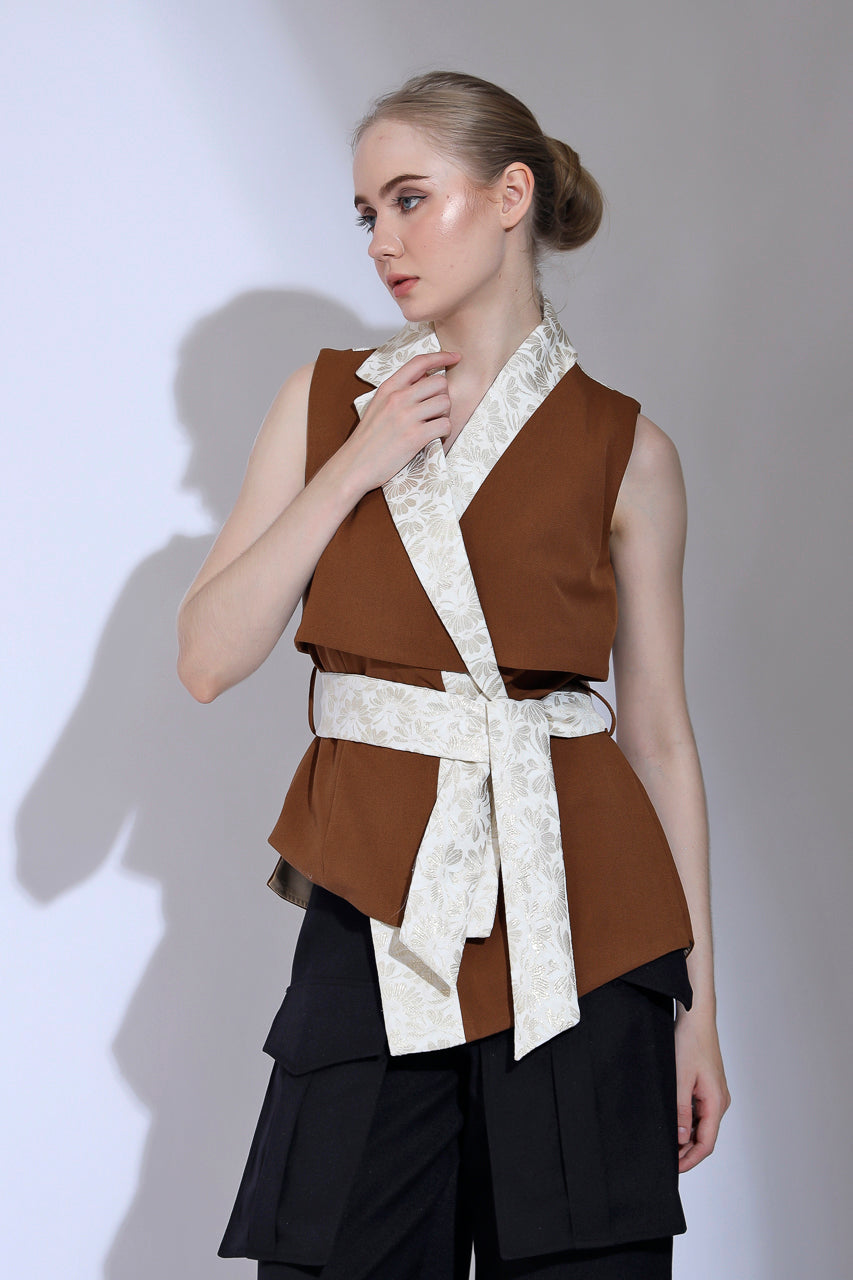 Bloom et Champs Vest Jinjet Terracotta
