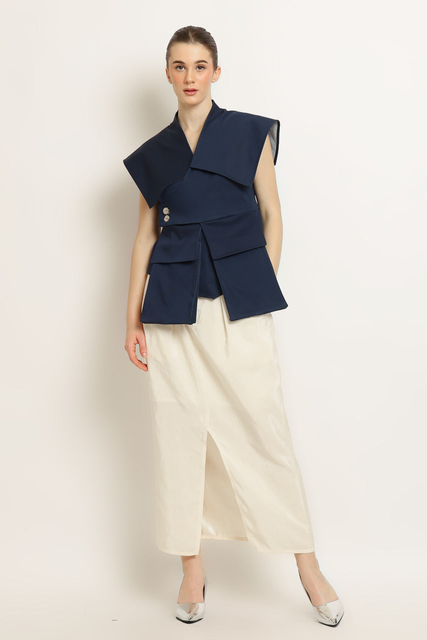 Bloom et Champs Selah Top in Denim