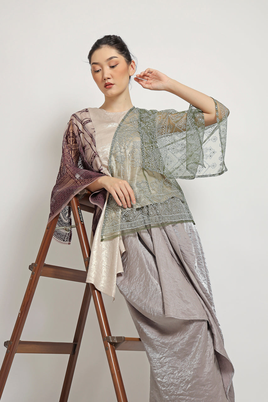 Bloom et Champs Kimono Two Tone Mint