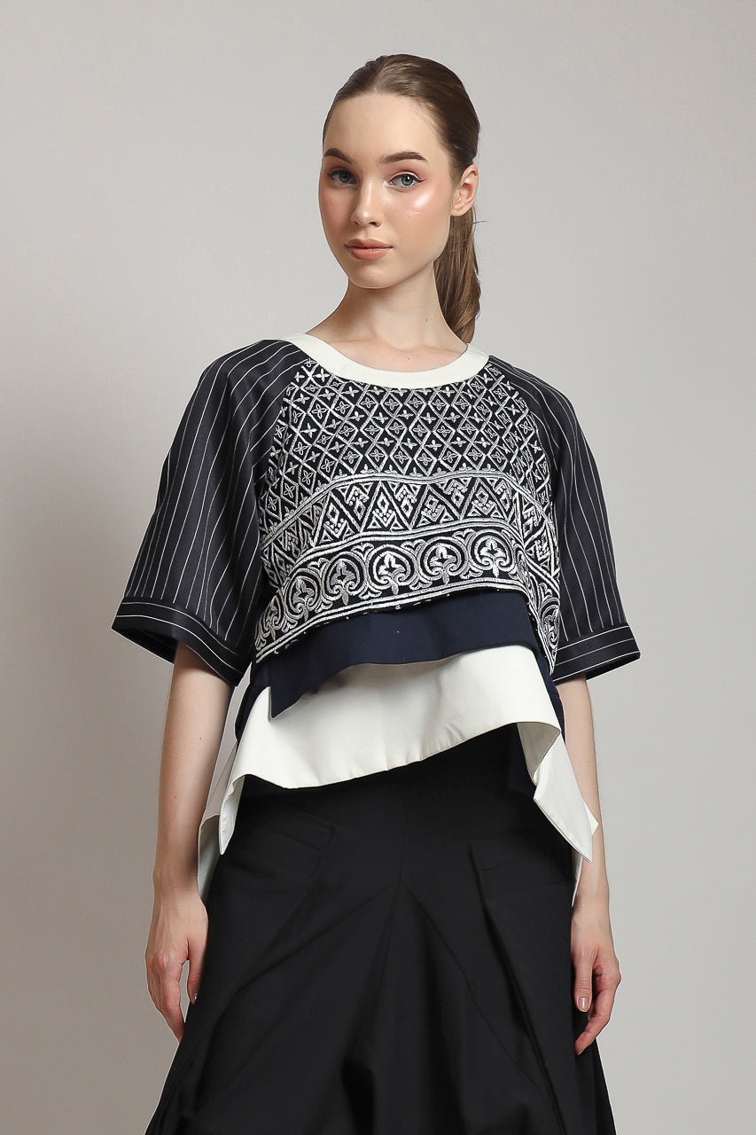 Bloom et Champs Top Mono Motif