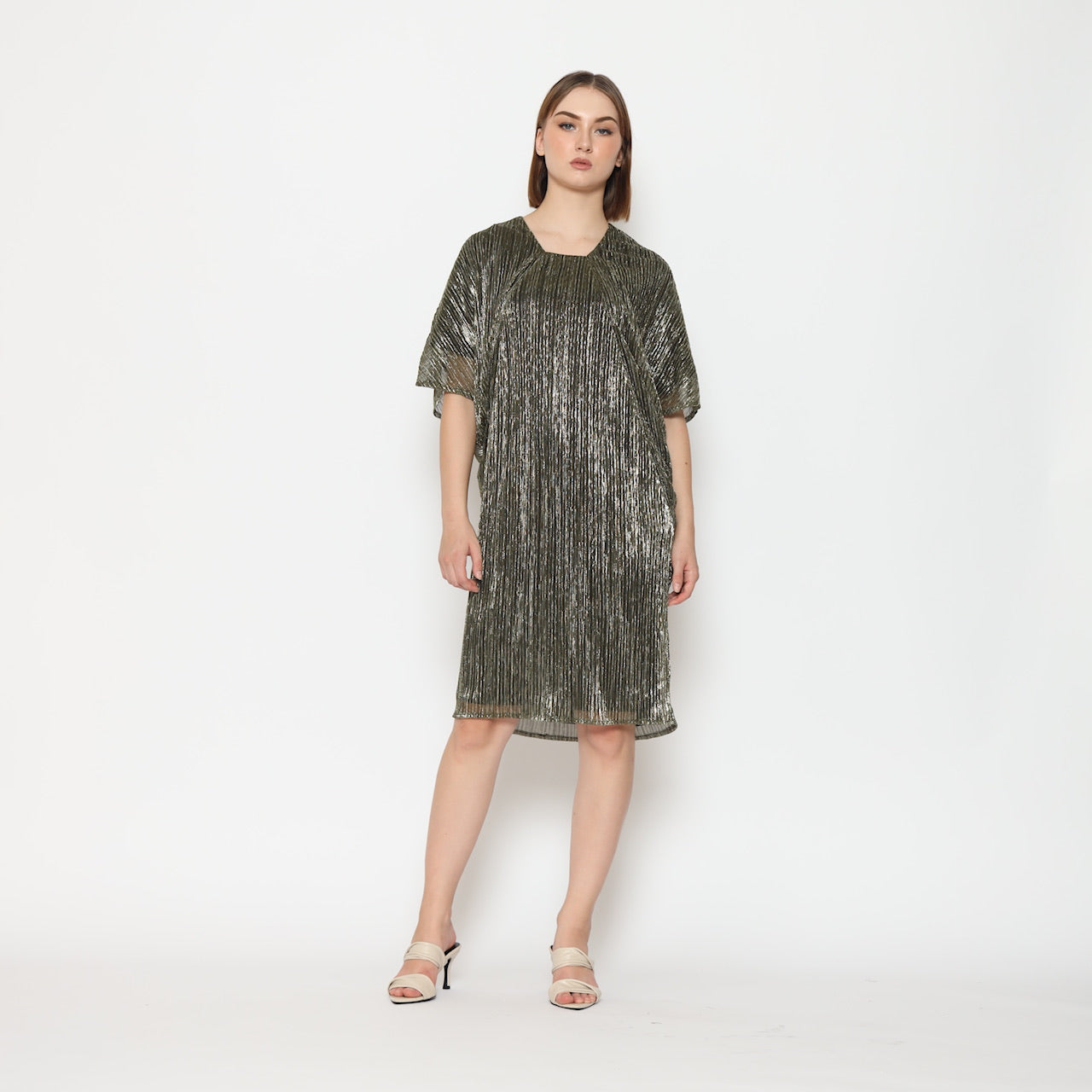 Bloom et Champs Dress Pleats Copper