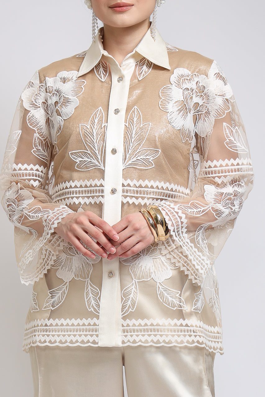 Bloom et Champs Kemeja Tille Bunga