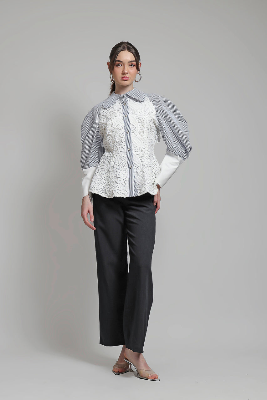 Bloom et Champs Kemeja Marcel Renda/ DT Pants Grey