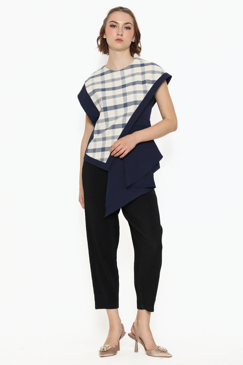 Bloom et Champs Tweed Navy Top