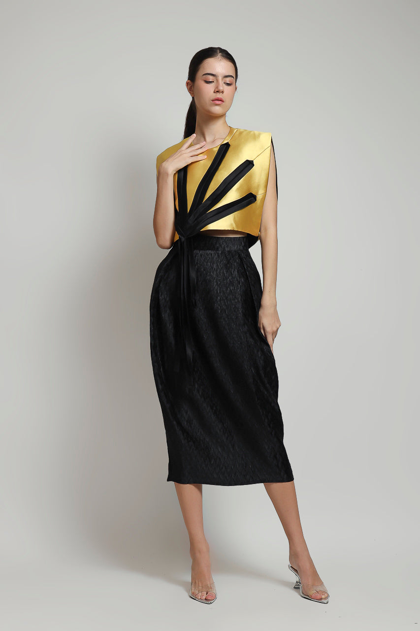 Bloom et Champs Top Ranting/Rok Embossed Tulip