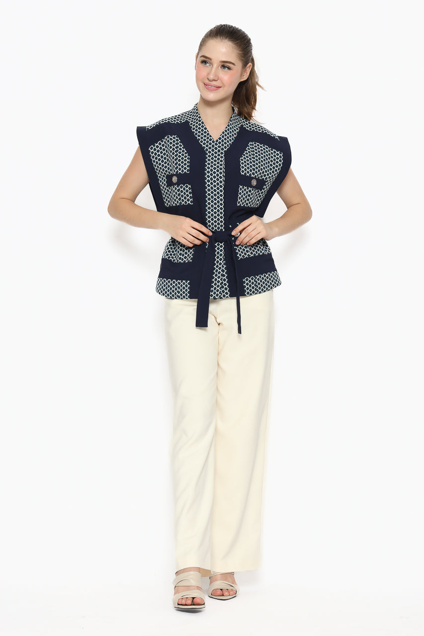 Bloom et Champs Leopard Polka Top