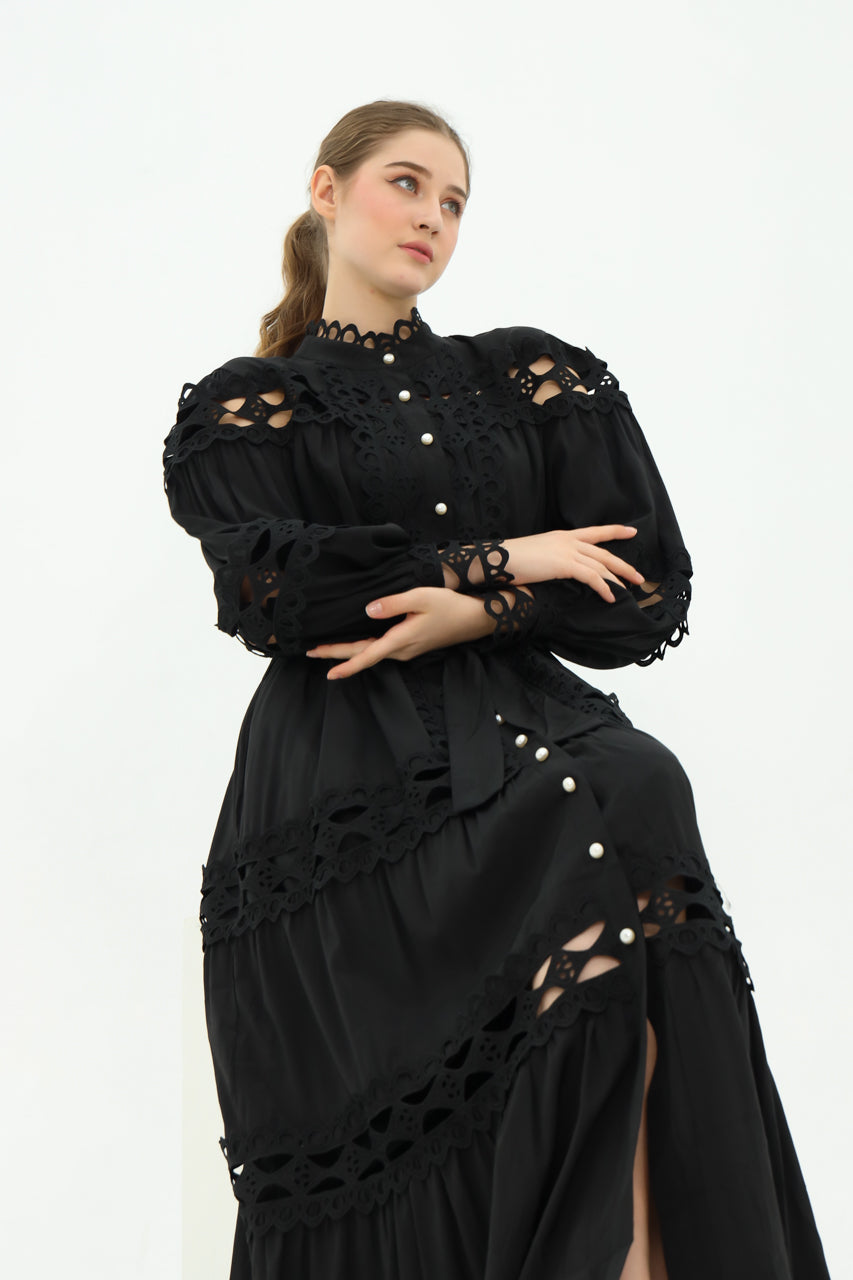 Bloom Lace Long Dress