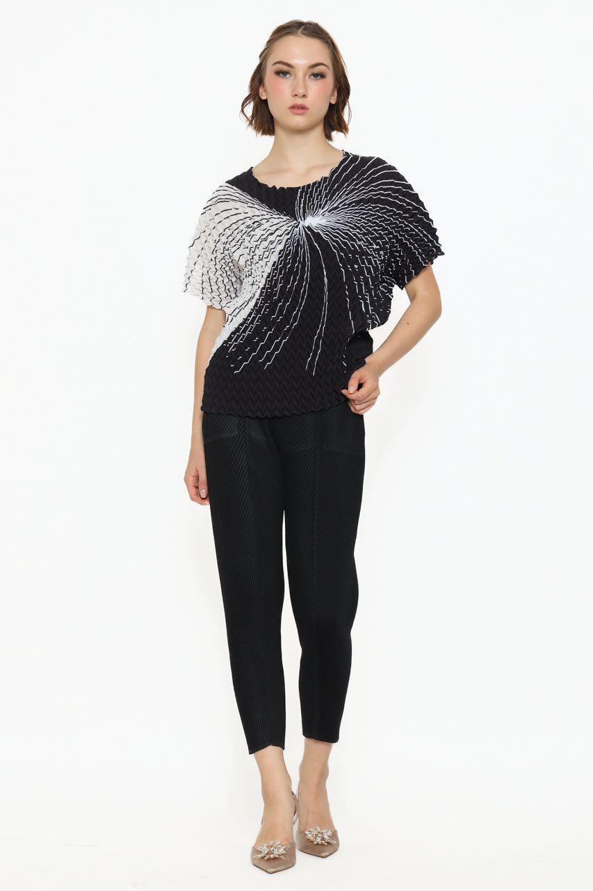 Bloom et Champs Stalactite Pleats/Textured Pleats Pants