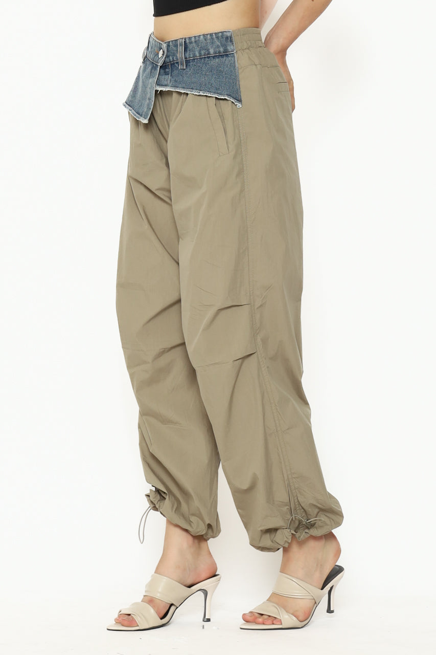 Bloom et Cotton Denim Jogger Pants