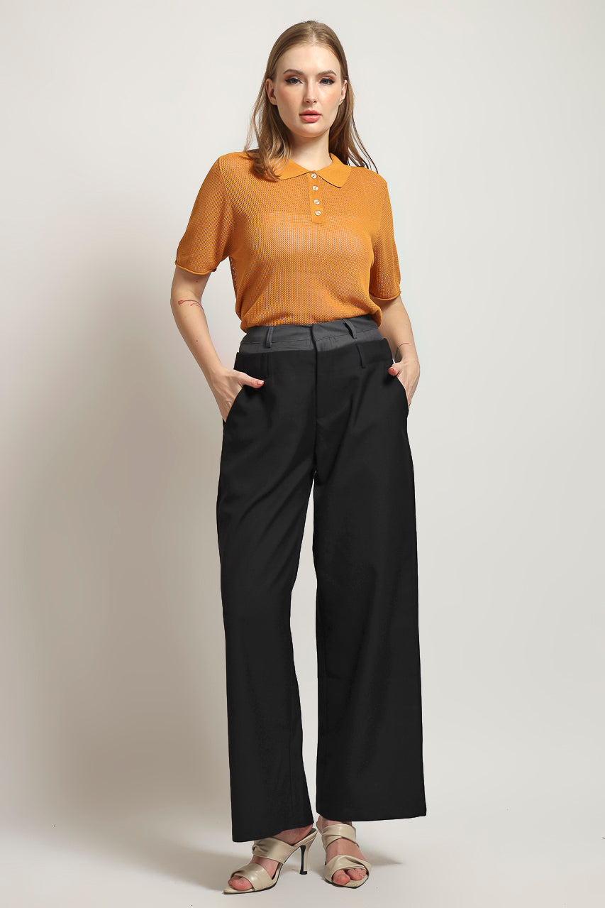 Bloom et Cotton Double Waisted Pants