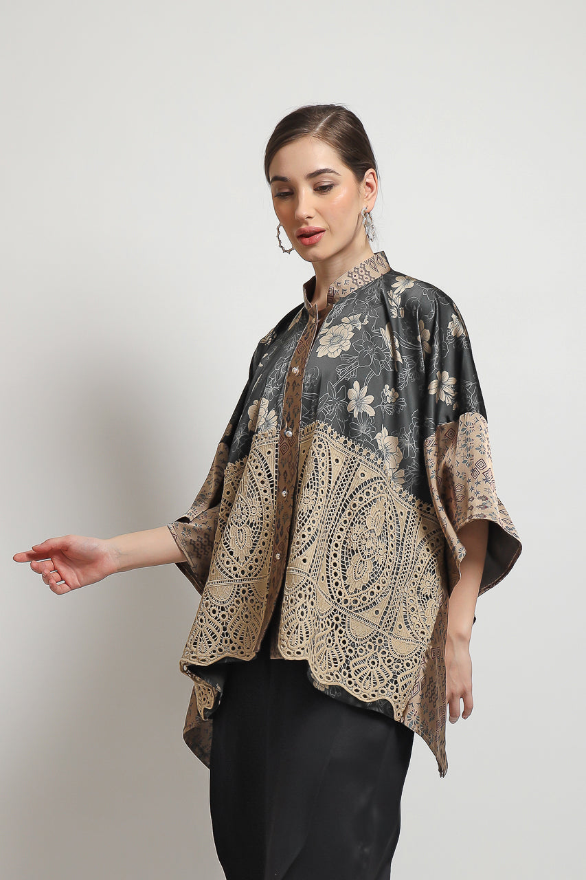 Bloom et Champs Ethnic Lawar Top