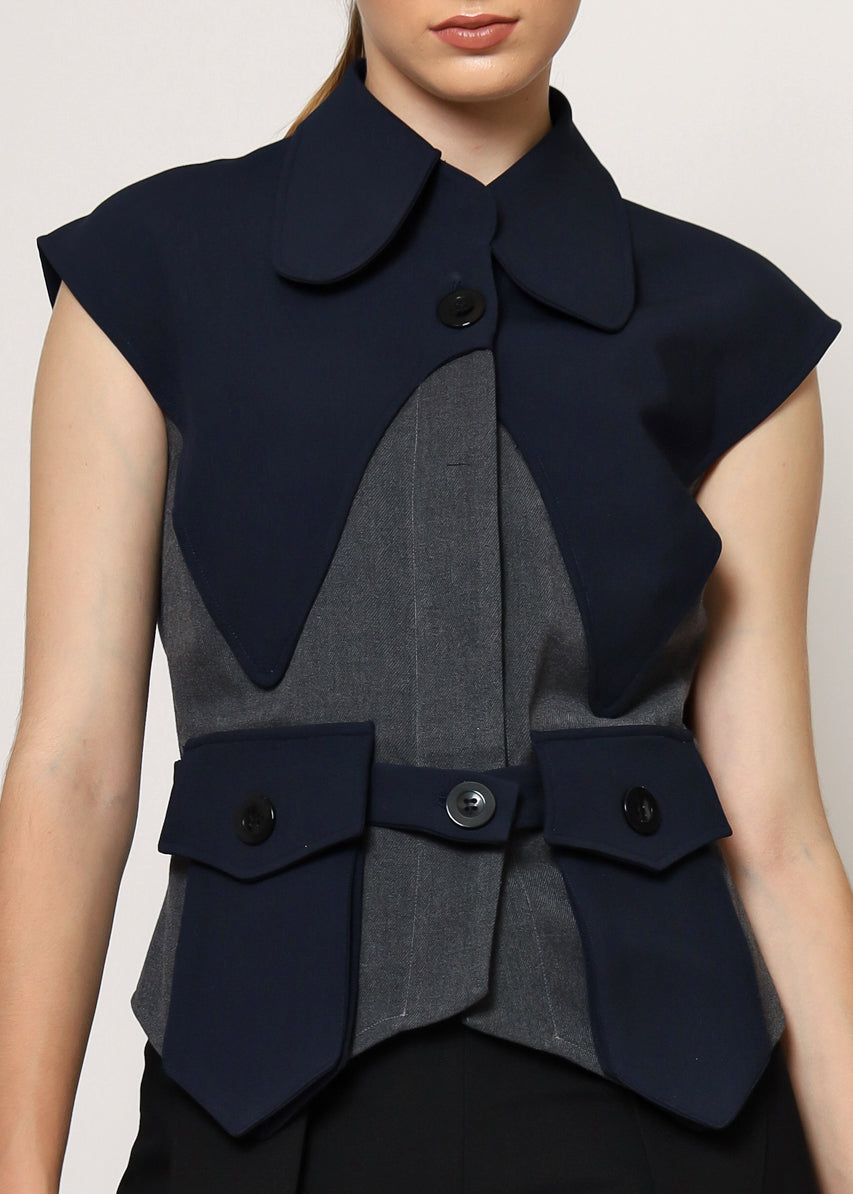 Bloom Et Champs Top Segitiga Abu