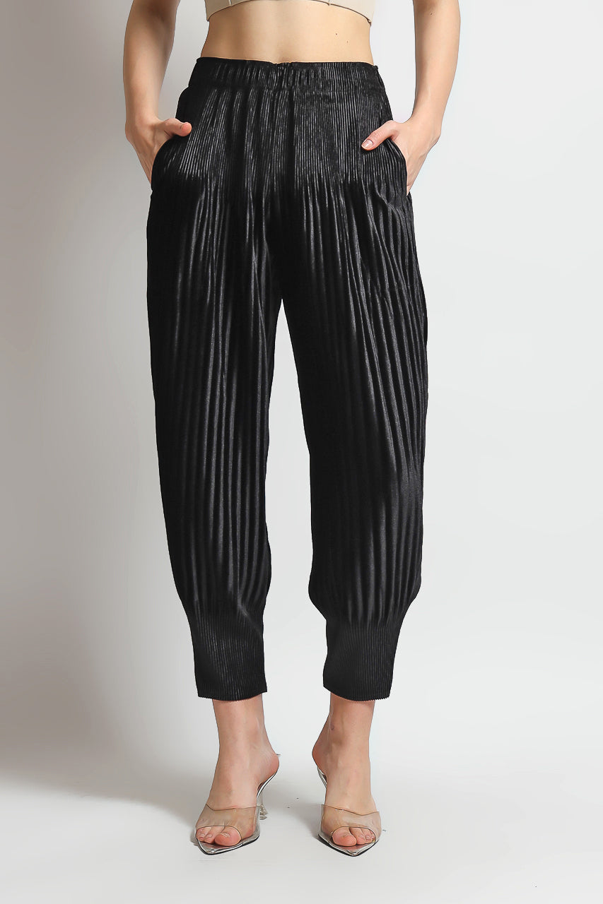 Bloom et Champs Casual Pleats Jacket and Velvet Pleats Pants