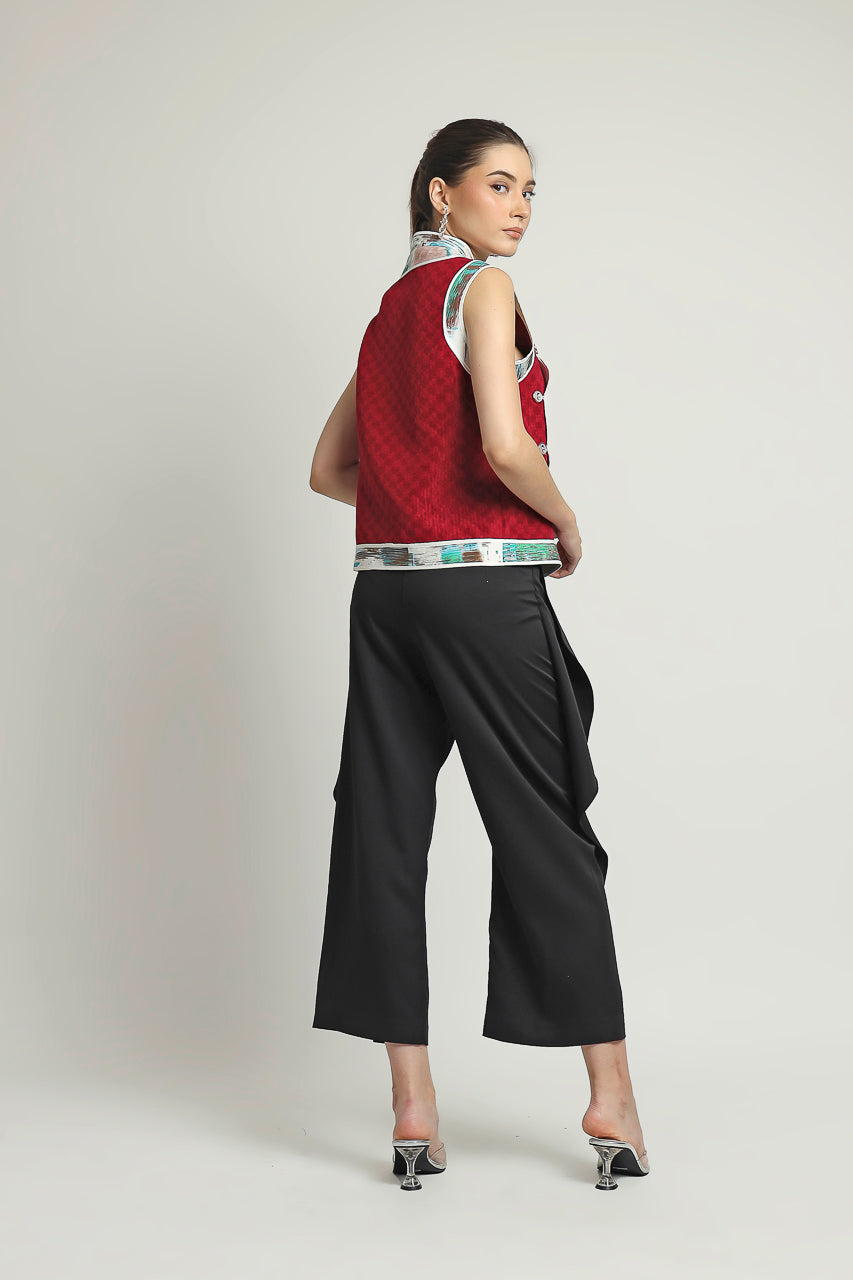 Bloom et Champs Sleeveless Shanghai Blouse