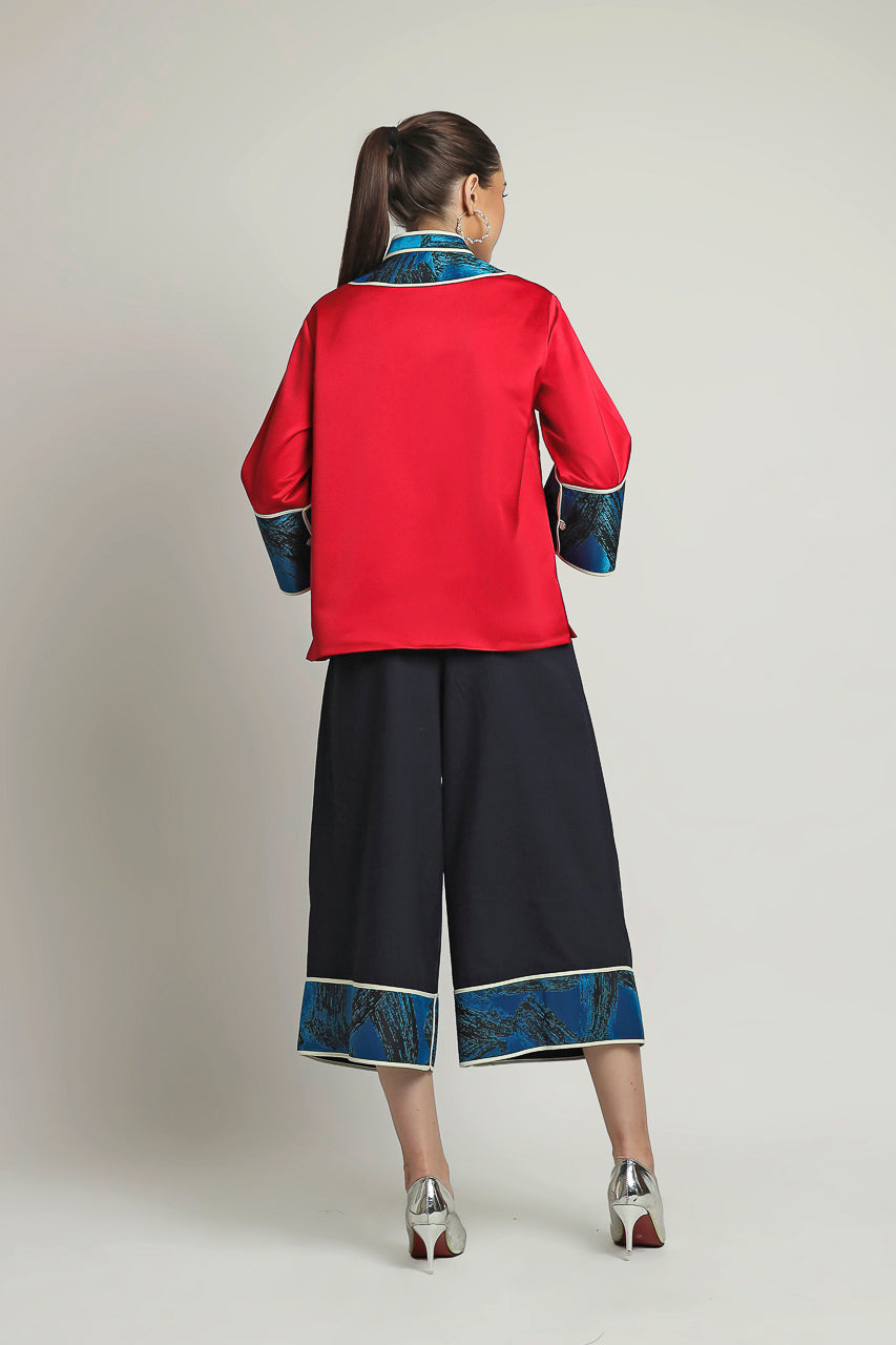 Bloom Et Champs Fan Rong Blouse Set