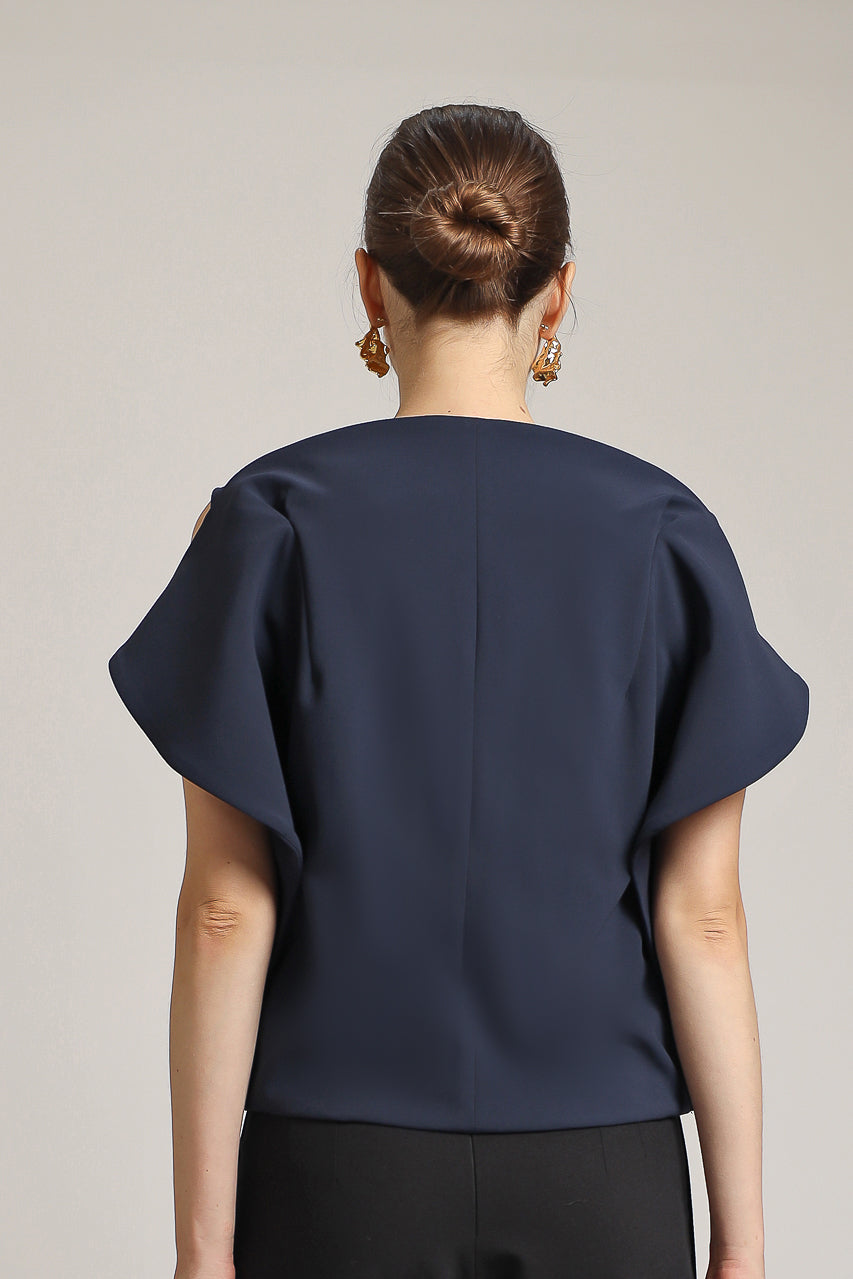 Bloom et Champs Ranting Blouse Navy