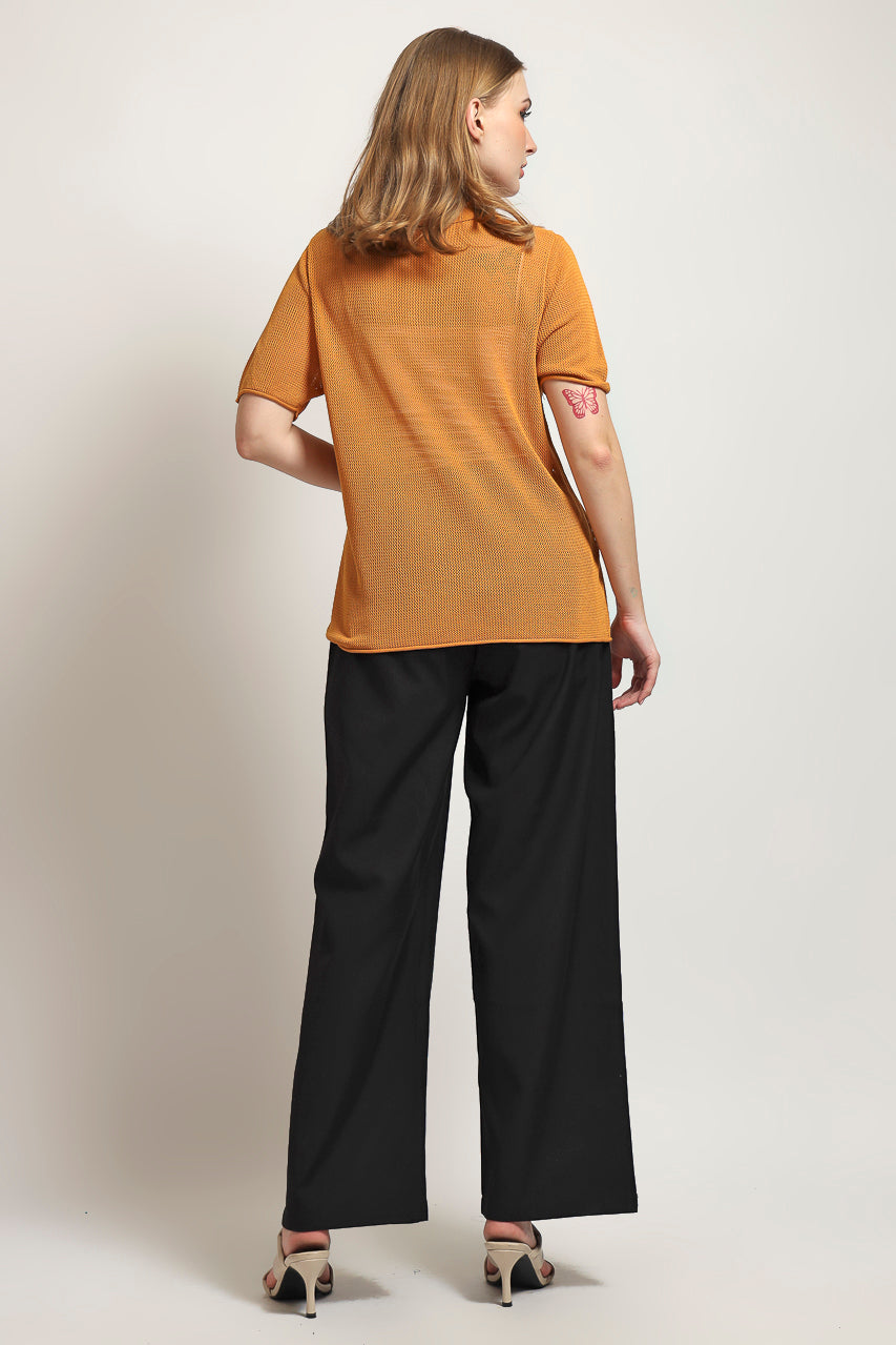 Bloom et Cotton Net Knit in Turmeric