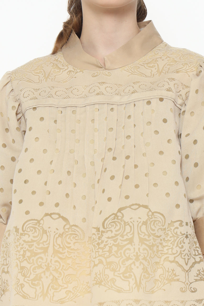 Bloom et Champs Kemeja Organza Krem