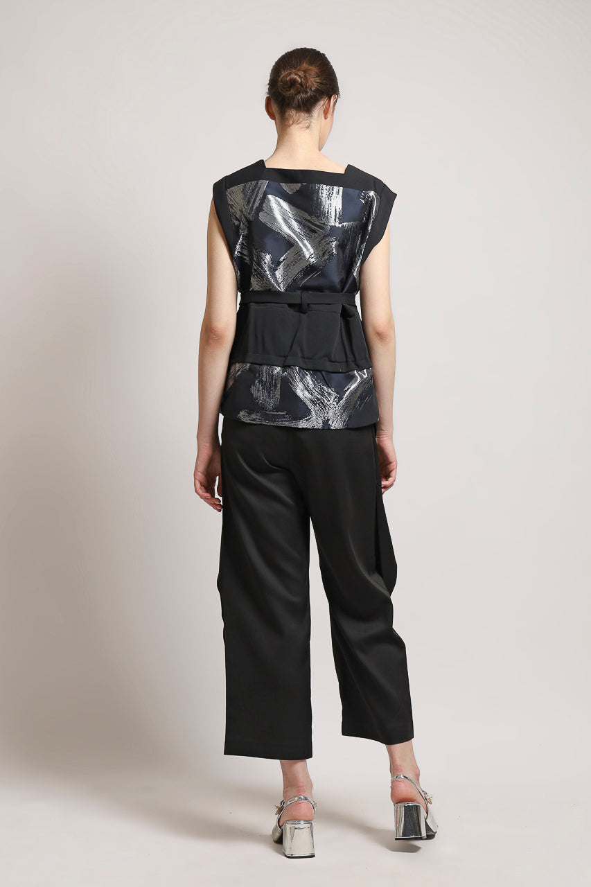 Bloom et Champs Top Jacquard Obi