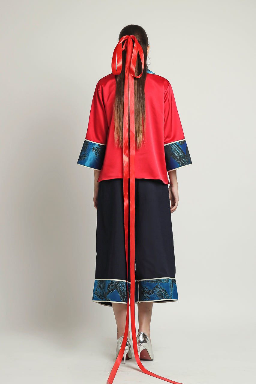 Bloom Et Champs Fan Rong Blouse Set