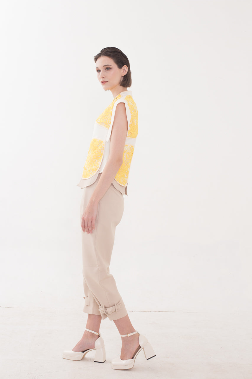 Bloom et Champs Lemon Lace Top