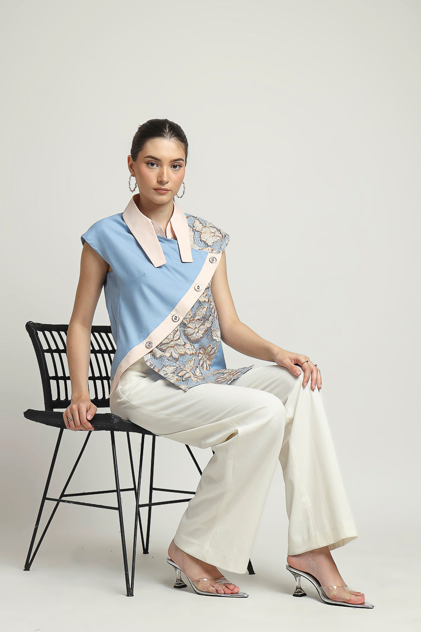 Bloom et Champ Floral Pastel Shirt