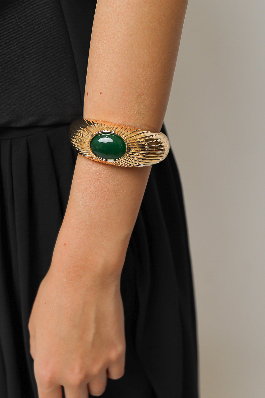 Bloom et Champs Jade Bangle