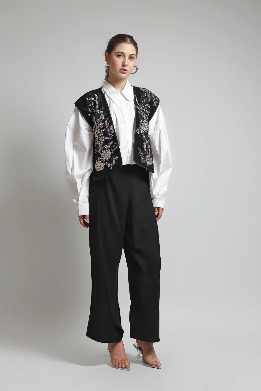 Bloom et Champs Outer Kaku Payet/Celana Saten Panjang