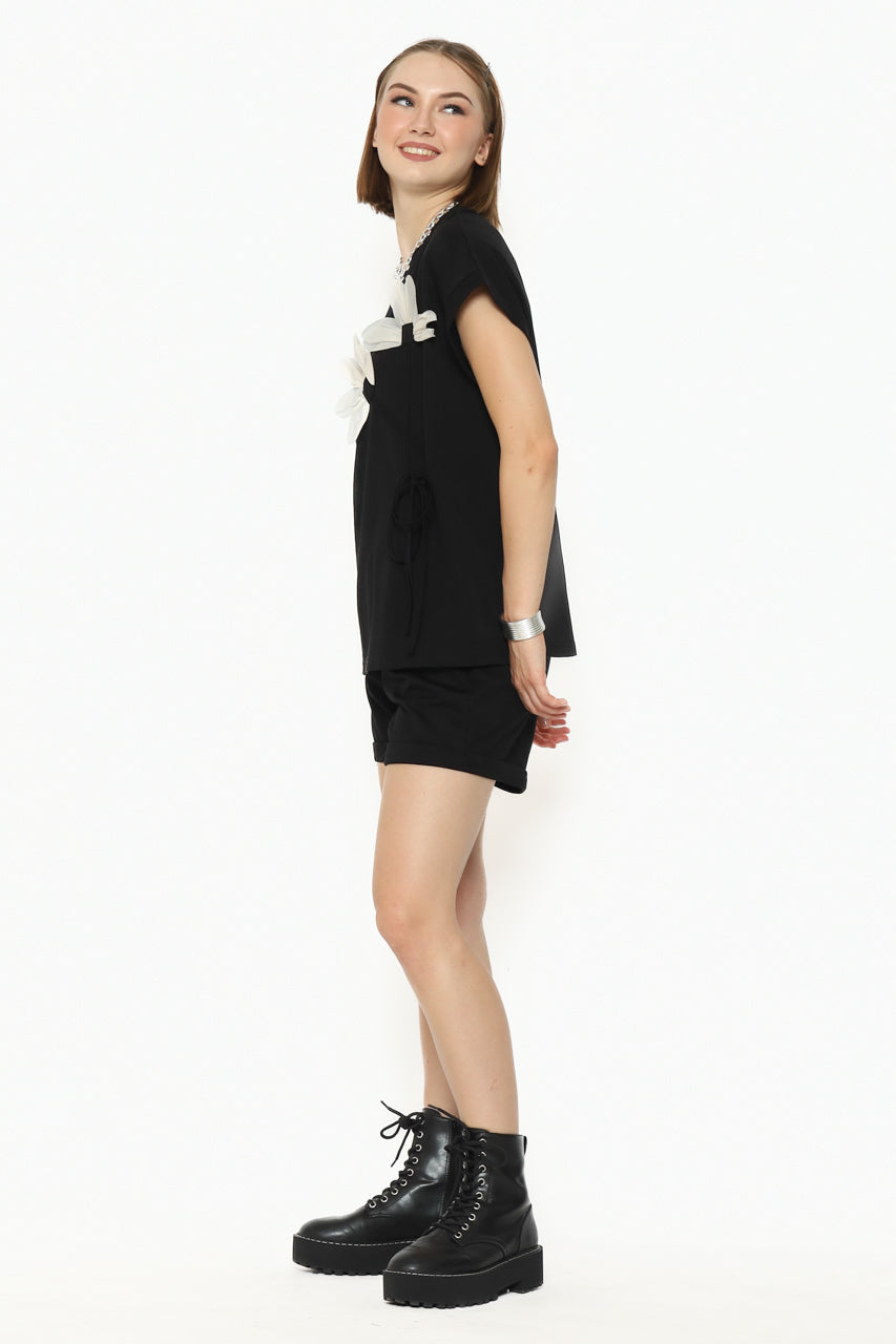 Bloom et Cotton Black Flower Set