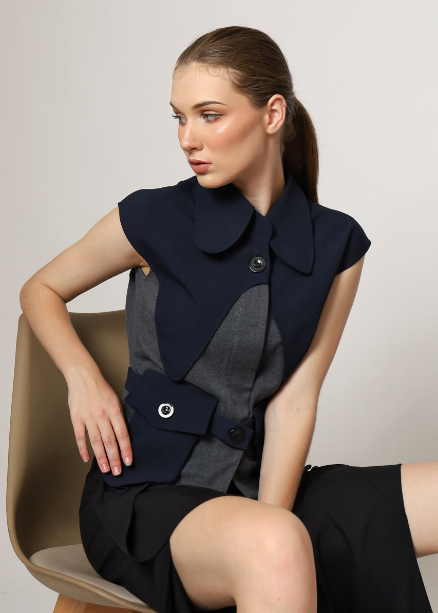 Bloom Et Champs Top Segitiga Abu