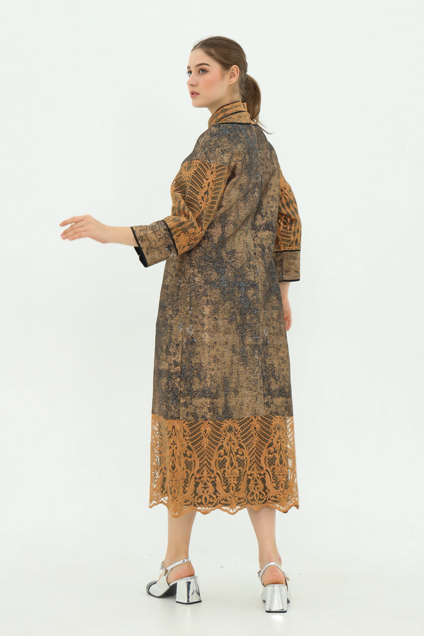 Bloom et Champs Dress Karung Jacquard