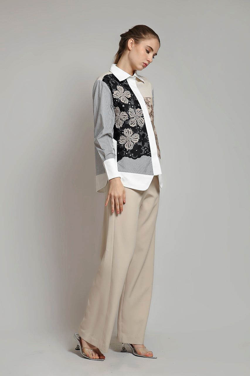 Bloom et Champs Kemeja BB in Creme