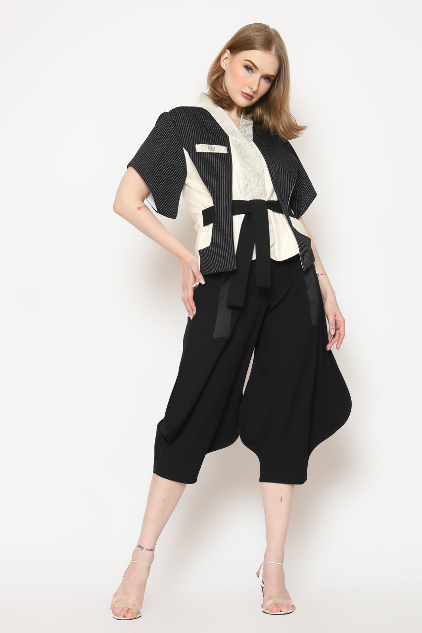 Bloom et Champs Kimono Monochrome