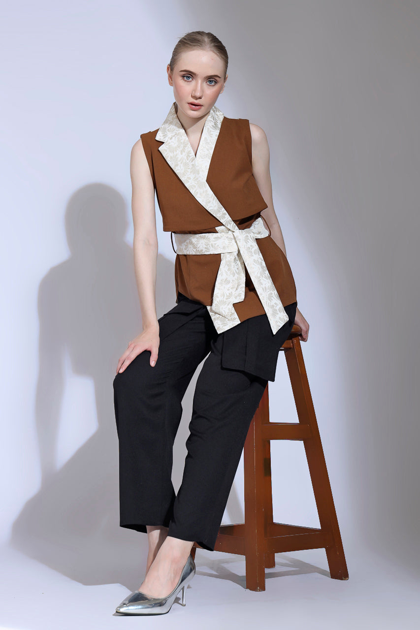 Bloom et Champs Vest Jinjet Terracotta