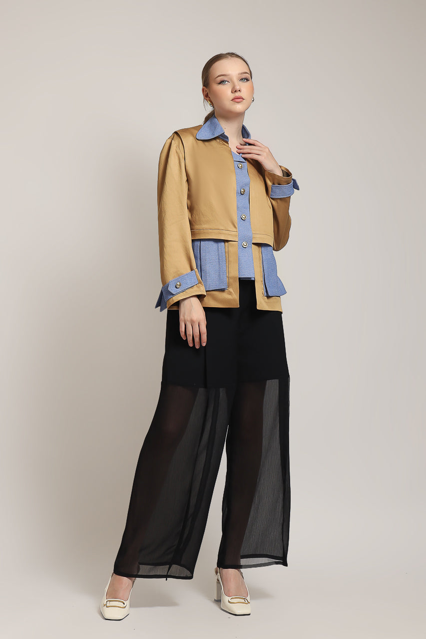 Bloom et Champs Kemeja Safari Denim