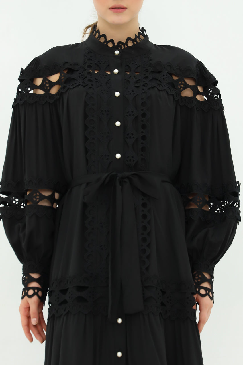 Bloom Lace Long Dress