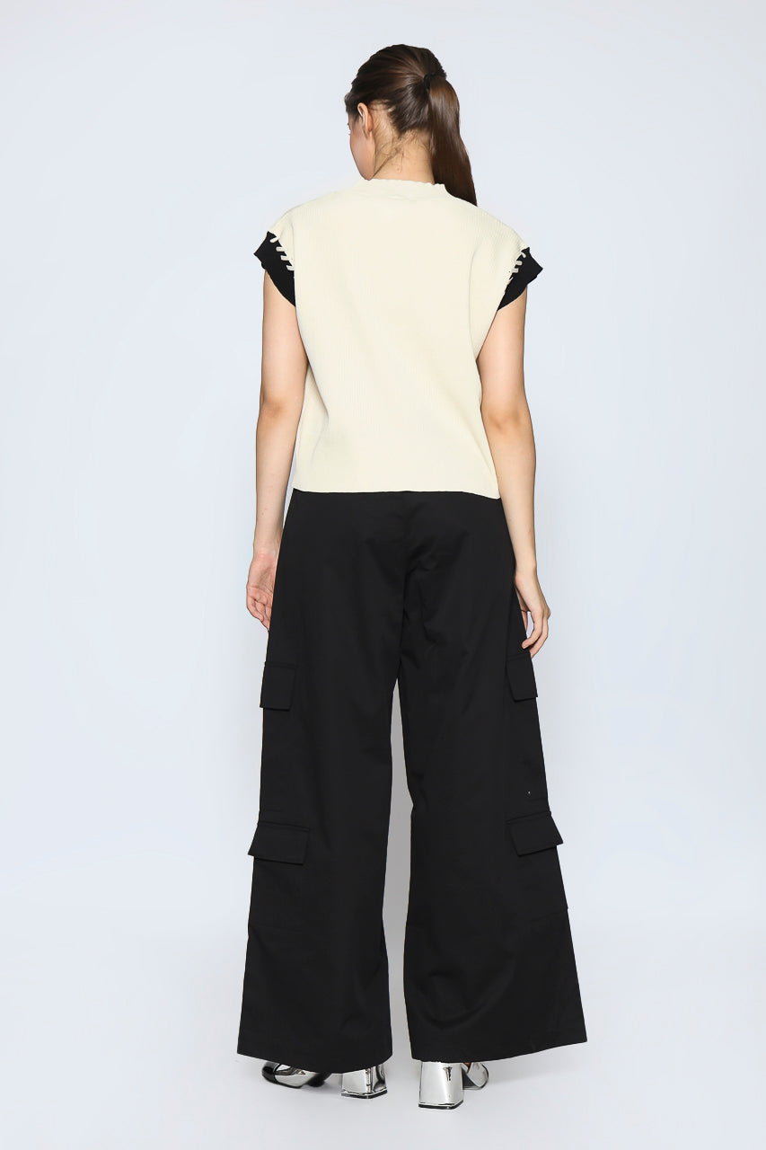 Bloom et Champs Cargo Pocket Wrinkle Pants